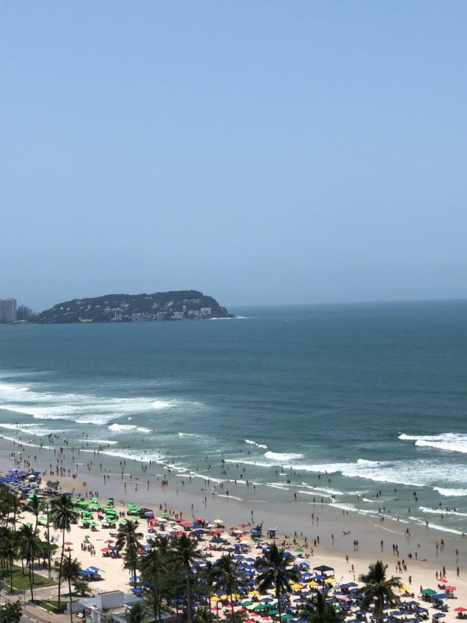 Pe Na Areia - Sol E Mar Enseada Apartman Guarujá Kültér fotó